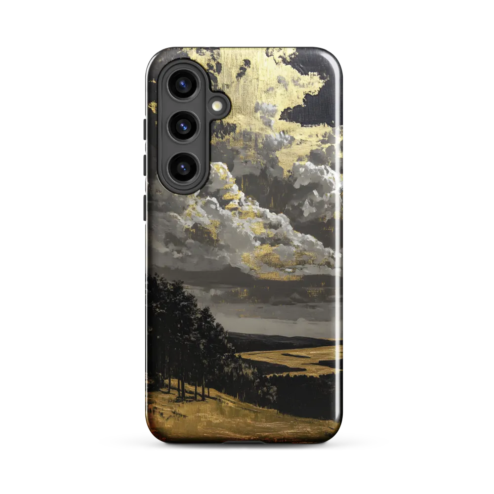 Golden Serenity in a Dramatic Sky | Phone Case |  S24 Plus | Tough Case | Glossy