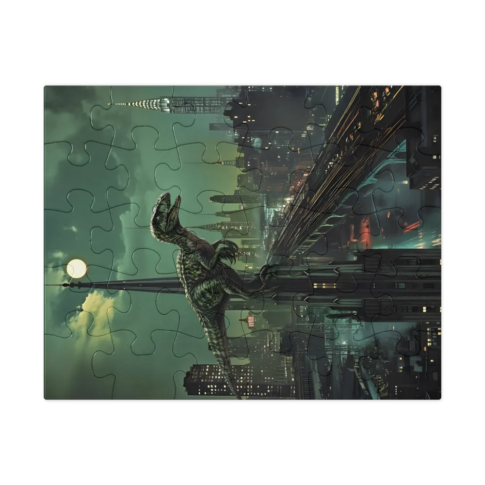 The Watcher on the Spire 
 Jigsaw Puzzle in Tin Box