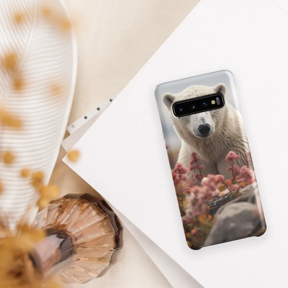Curiosity Among Blooms: The Polar Bear