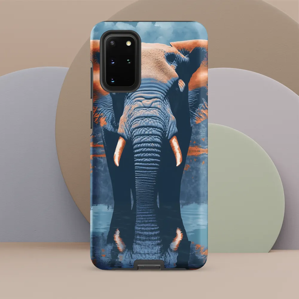 Majestic Reflection: The Elephant's Serenade