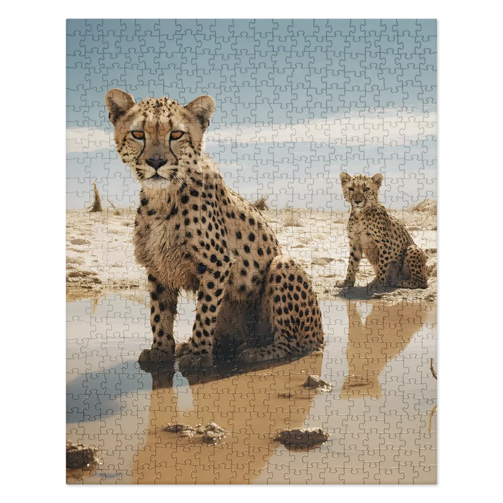 Silent Watchers of the Savanna | Jigsaw Puzzle | 520 pieces