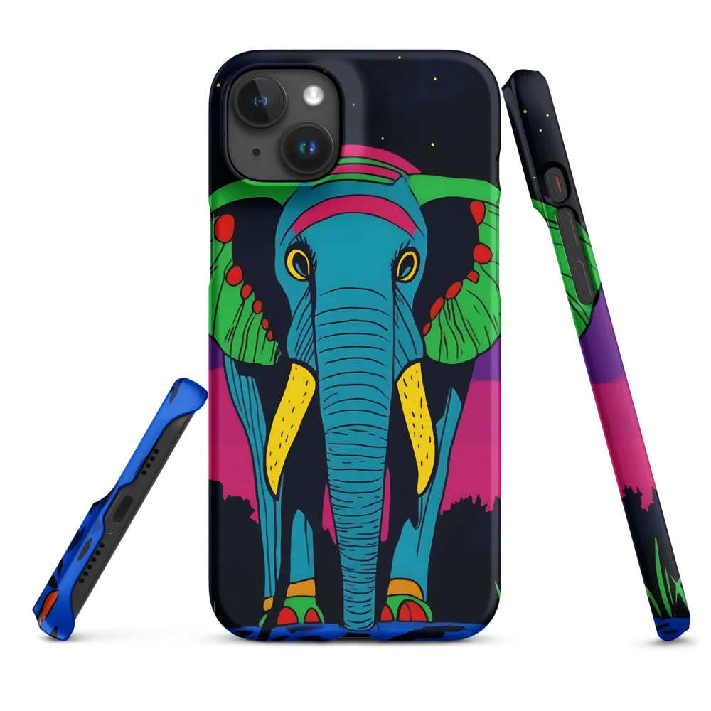 Whimsical Majesty: The Vibrant Elephant