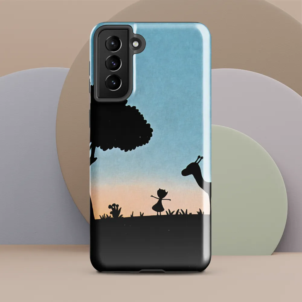 Curiosity in the Silhouette | Phone Case |  S21 Plus | Tough Case | Glossy