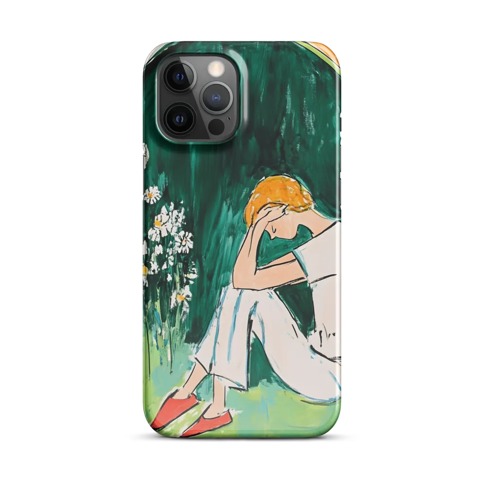 Silent Sorrow | Phone Case |  12 Pro Max | Snap Case | Glossy