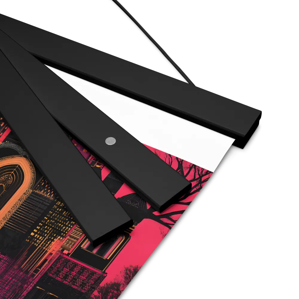 Urban Reverie | Poster With Black Wood Hanger | 8″×10″