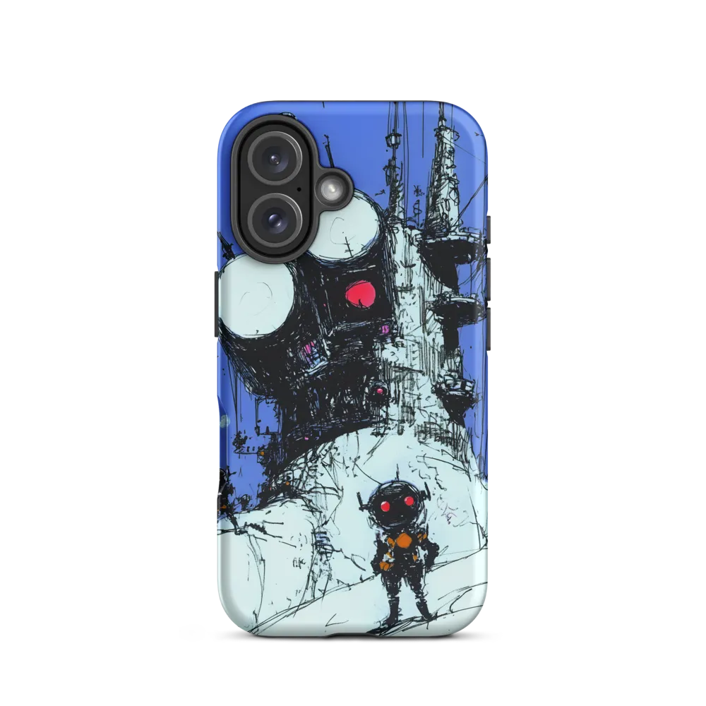 Echoes of a Futuristic Frontier | Phone Case