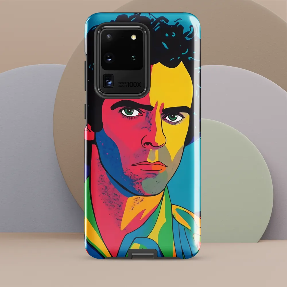 Electric Visage: A Portrait of Vibrance