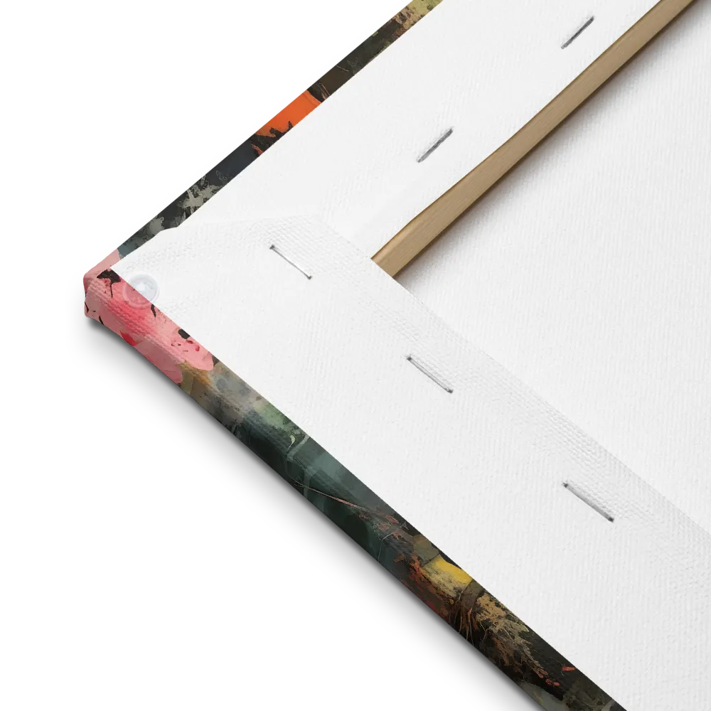 Harmony of Nature: An Abstract Journey | Thin Canvas | 12″×16″