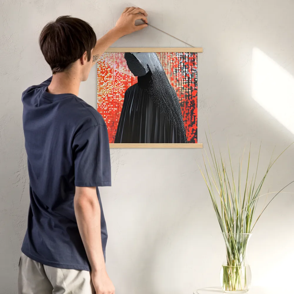 Veil of Modernity | Poster With Oak Wood Hanger | 18″×18″