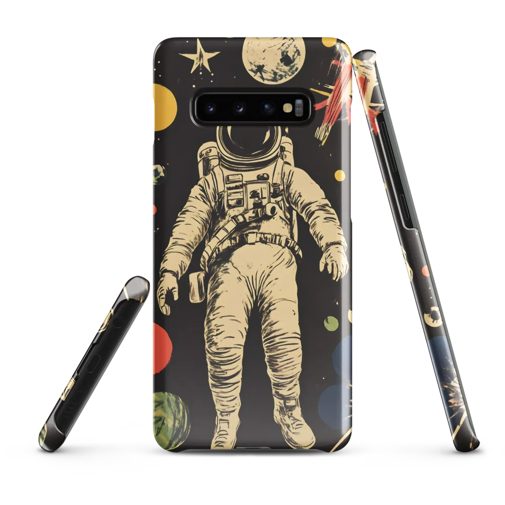 Cosmic Journey: An Astronaut's Perspective | Phone Case |  S10 Plus | Snap Case | Glossy