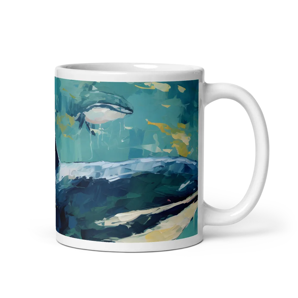 Harmony of the Ocean: Whales in Motion | Mugs | Multiple Sizes & Colors