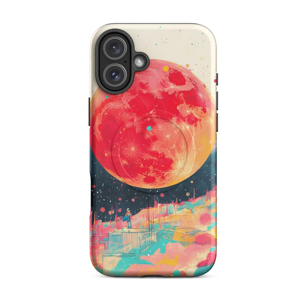 Crimson Dreams: A Lunar Exploration