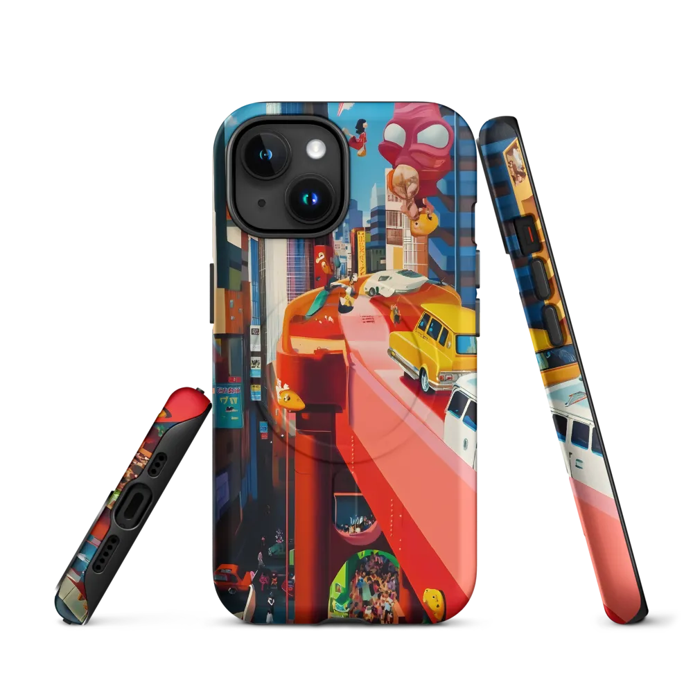 Urban Whimsy: A Colorful Cityscape
