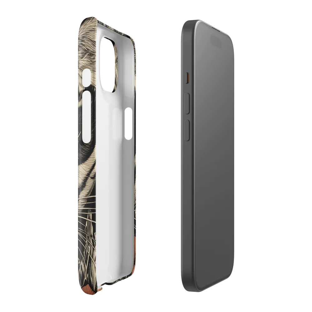 Feline Majesty: The Human-Leopard Connection | Phone Case |  15 | Snap Case | Glossy