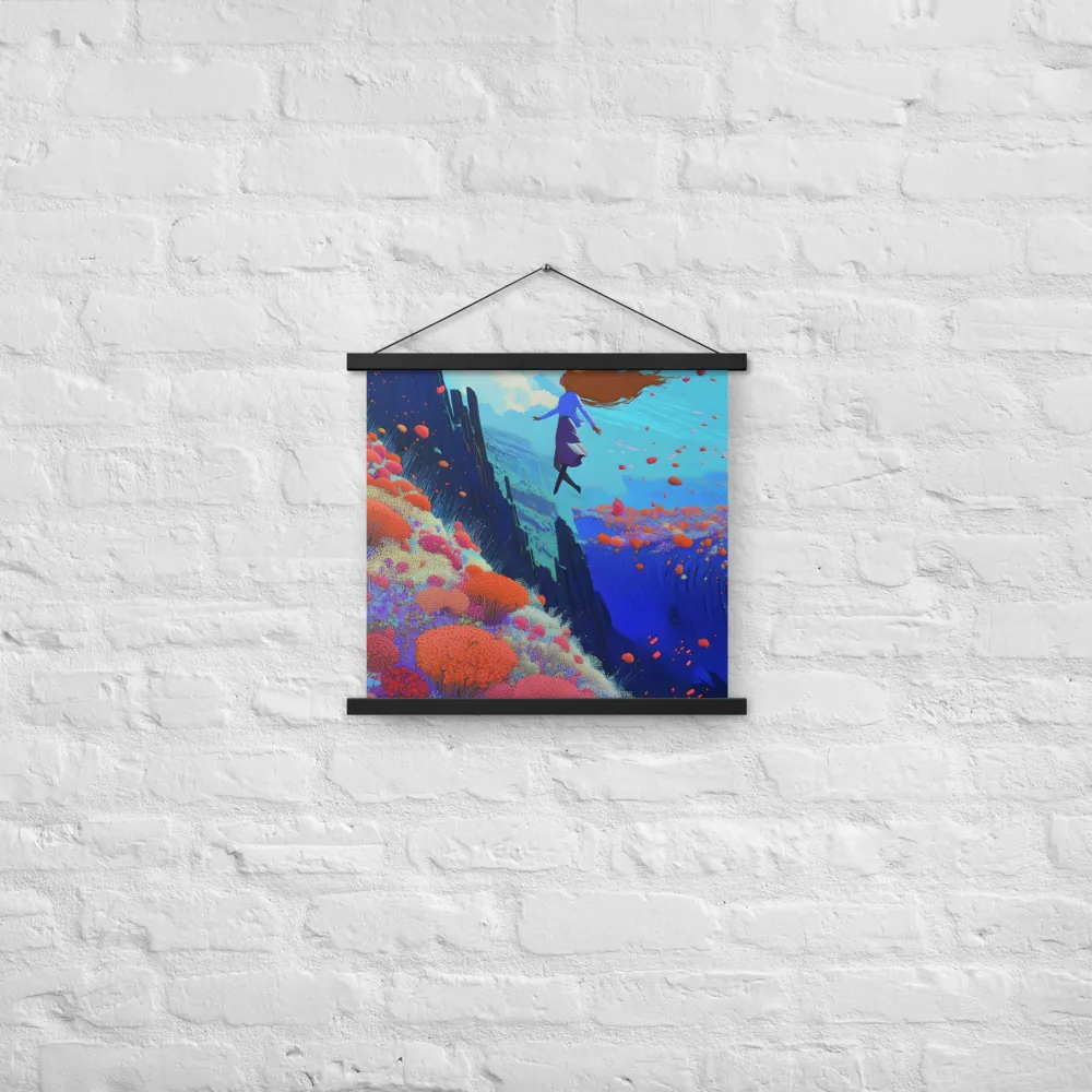 Whispers of Freedom | Poster With Black Wood Hanger | 18″×18″