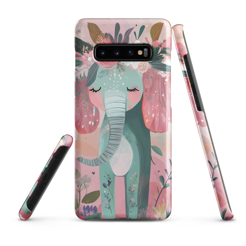 Whimsical Elephant in Bloom