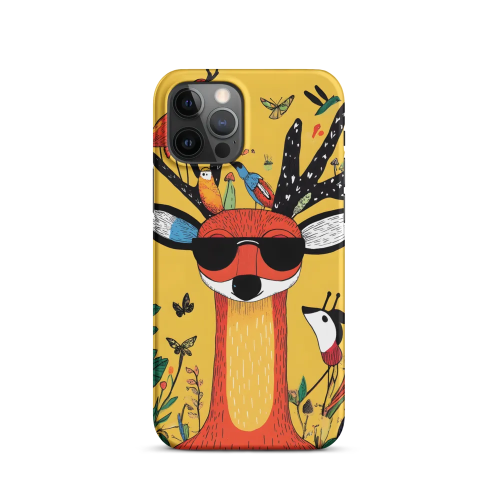 Playful Deer with Sunglasses