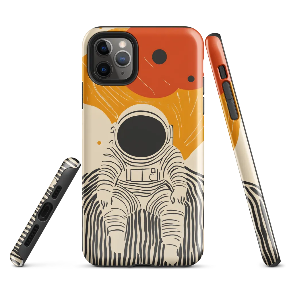 Astronaut in Cosmic Thoughts | Phone Case |  11 Pro Max | Tough Case | Glossy