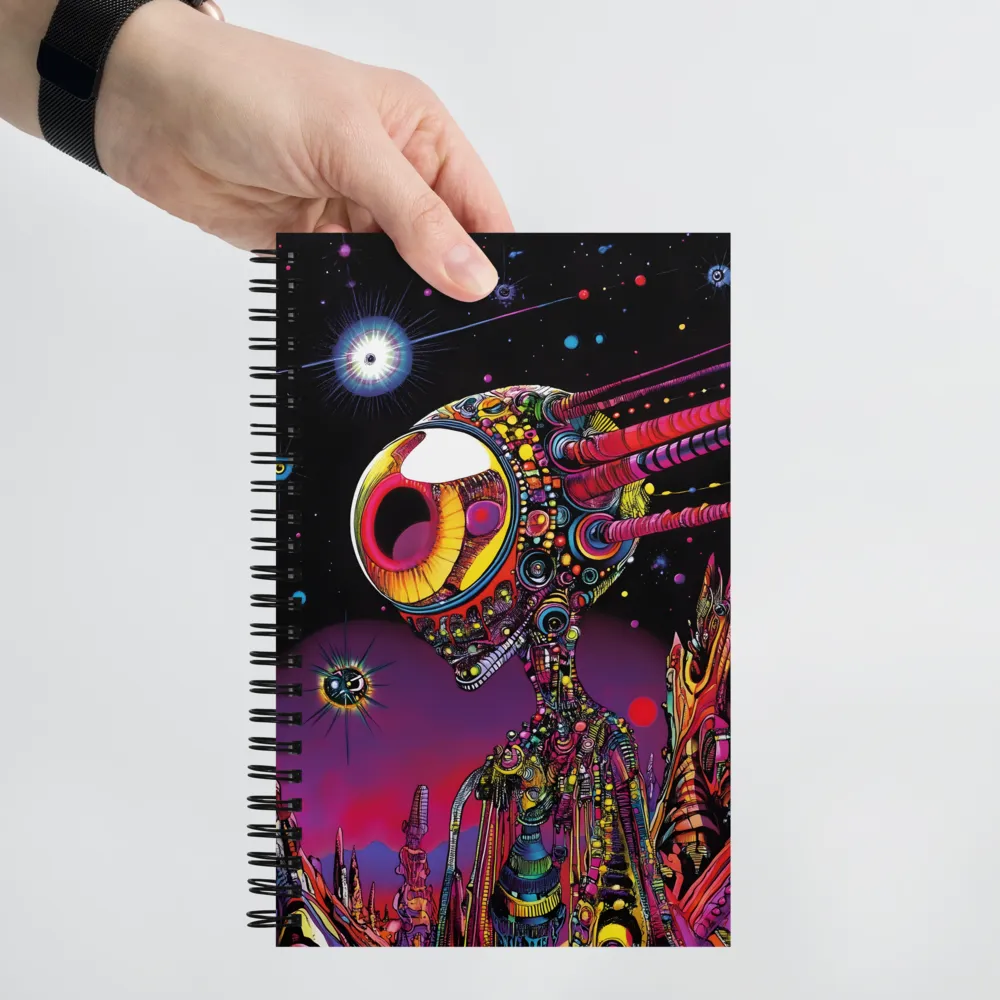 Cosmic Alien Odyssey | Spiral Notebook