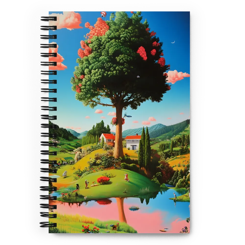 Whimsical Harmony of Nature | Spiral Notebook