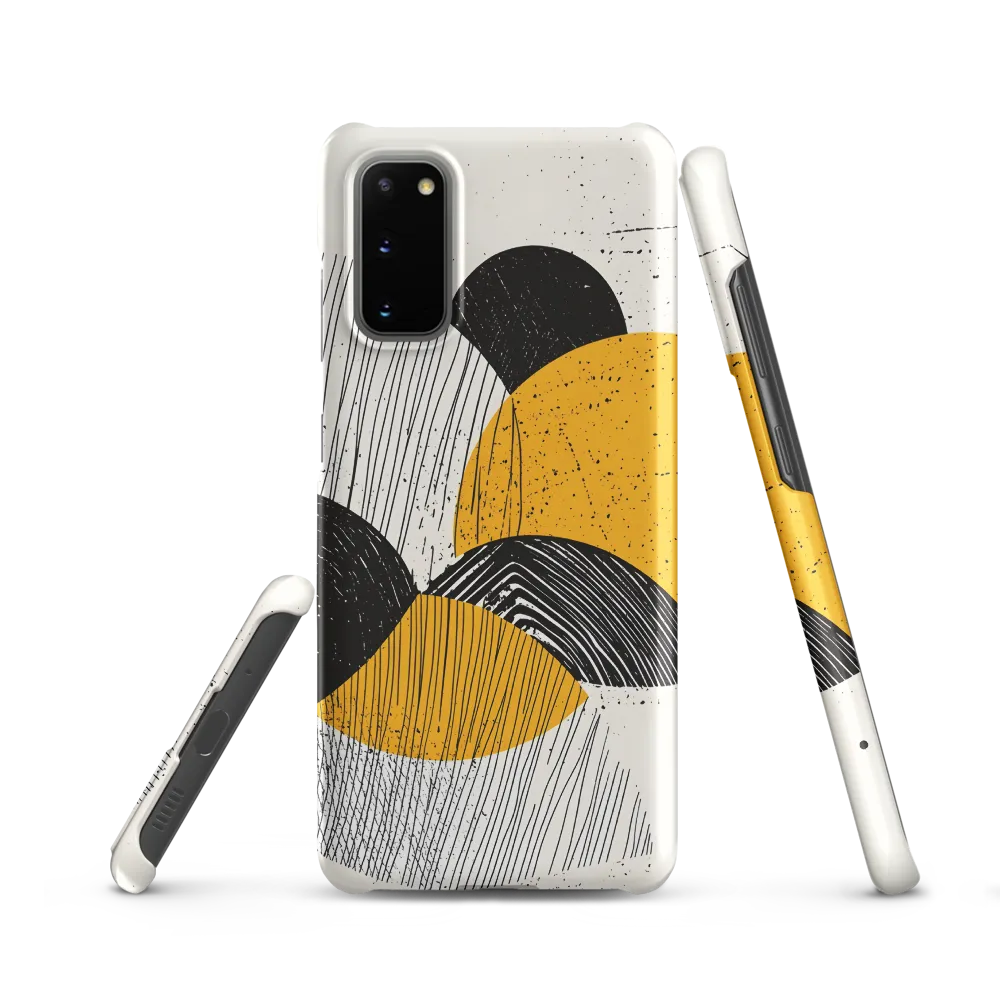 Dynamic Harmony in Black and Yellow