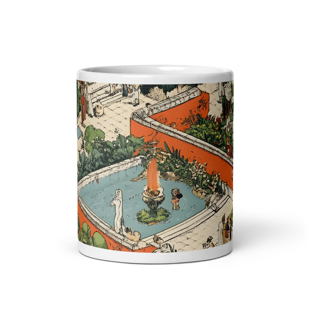 Harmony in the Garden | Mug with White inside | 11 oz