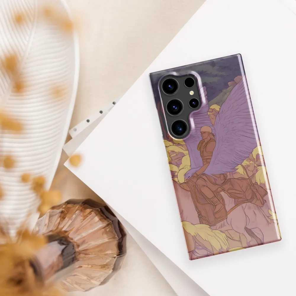 The Winged Guardian | Phone Case |  S24 Ultra | Snap Case | Glossy
