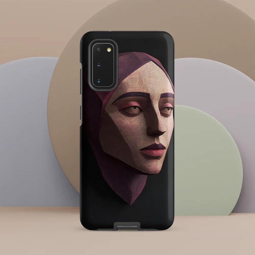Geometric Elegance: A Contemporary Portrait