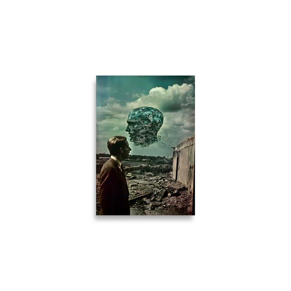 Ethereal Reflections: Identity in a Fragmented World | Poster | A2 (16.5″×23.3″)