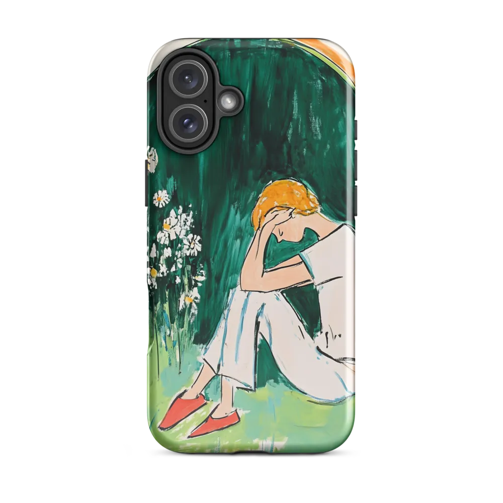 Silent Sorrow | Phone Case |  16 Plus | Tough Case | Glossy