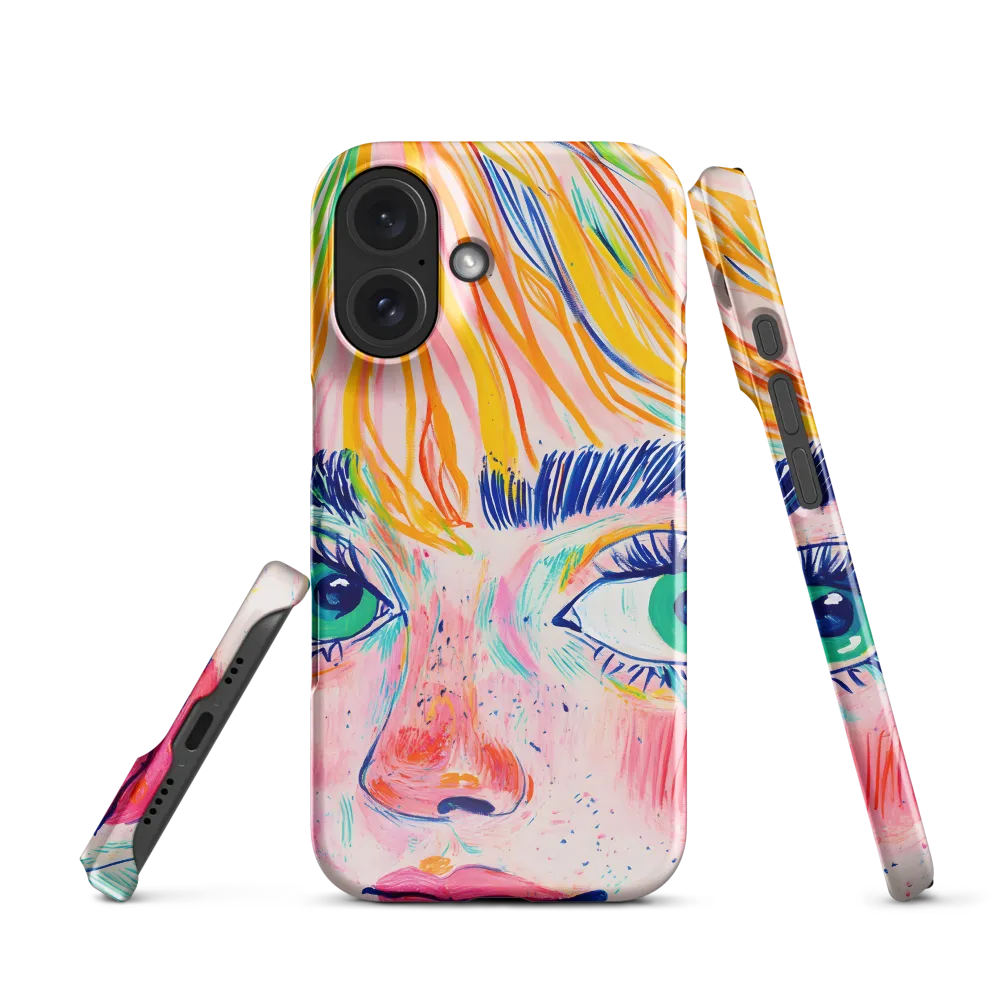 Vibrant Gaze | Phone Case |  16 | Snap Case | Glossy