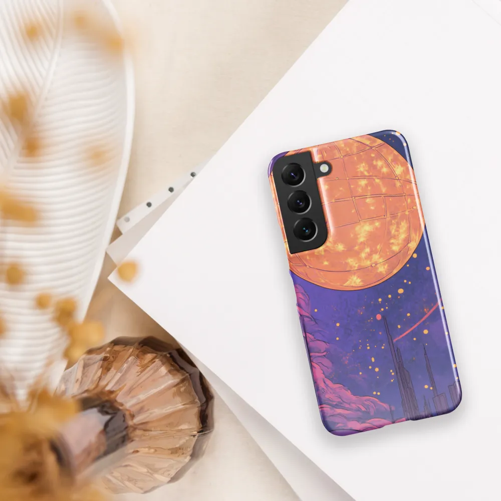 Celestial Cityscape: A Dance of Colors