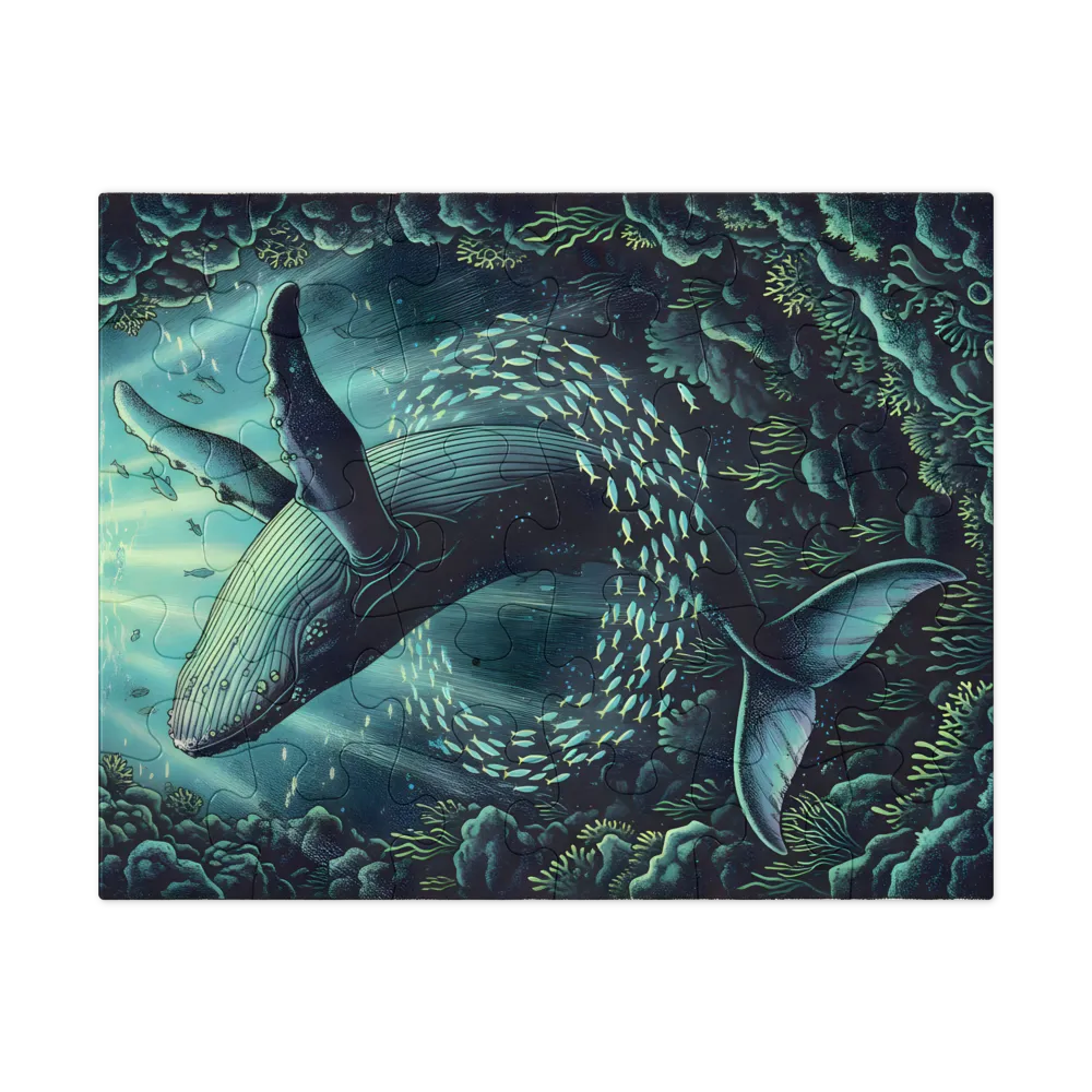 Humpback Rising 
 Jigsaw Puzzle in Tin Box