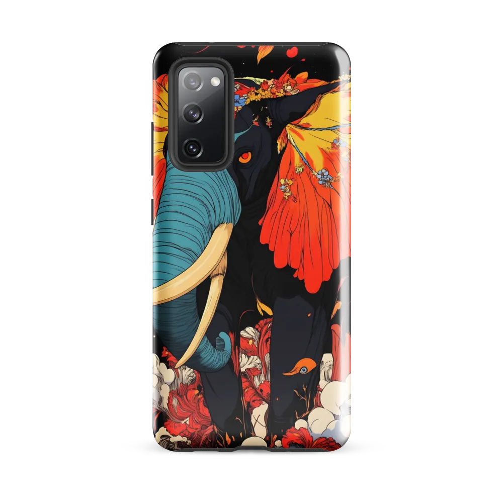 Majesty of the Floral Elephant | Phone Case |  S20 FE | Tough Case | Glossy