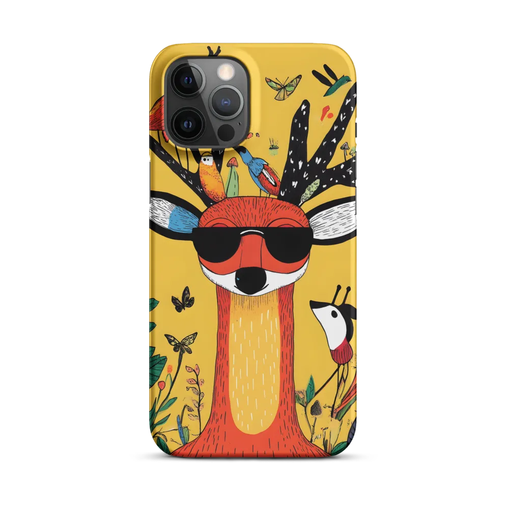 Playful Deer with Sunglasses