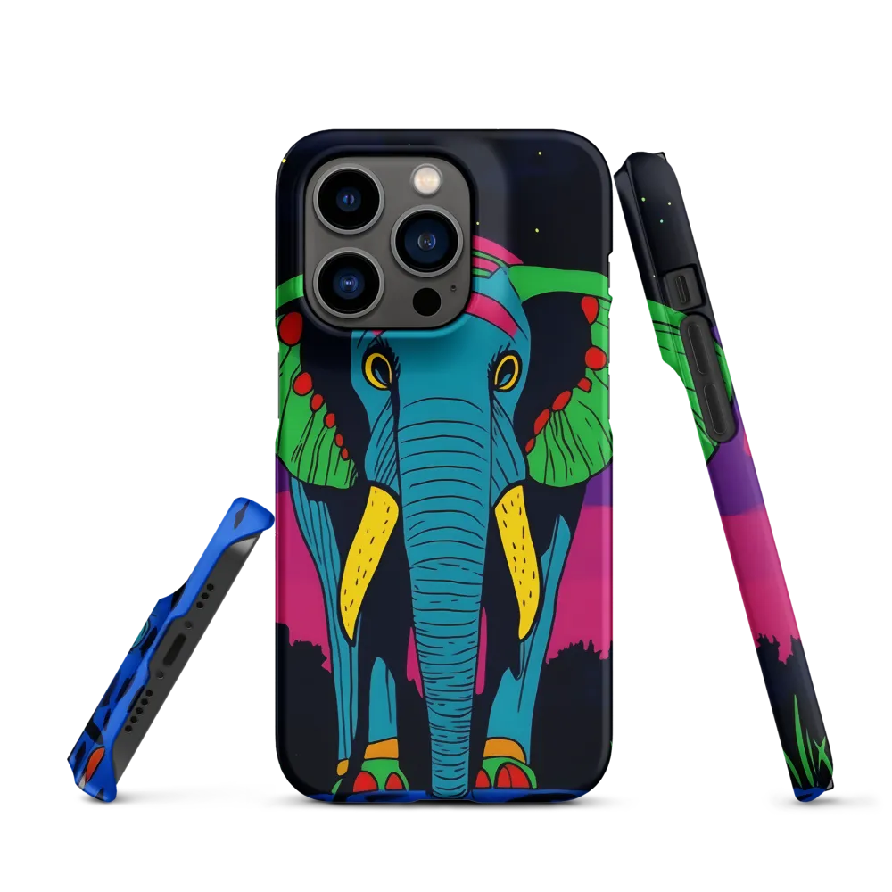 Whimsical Majesty: The Vibrant Elephant