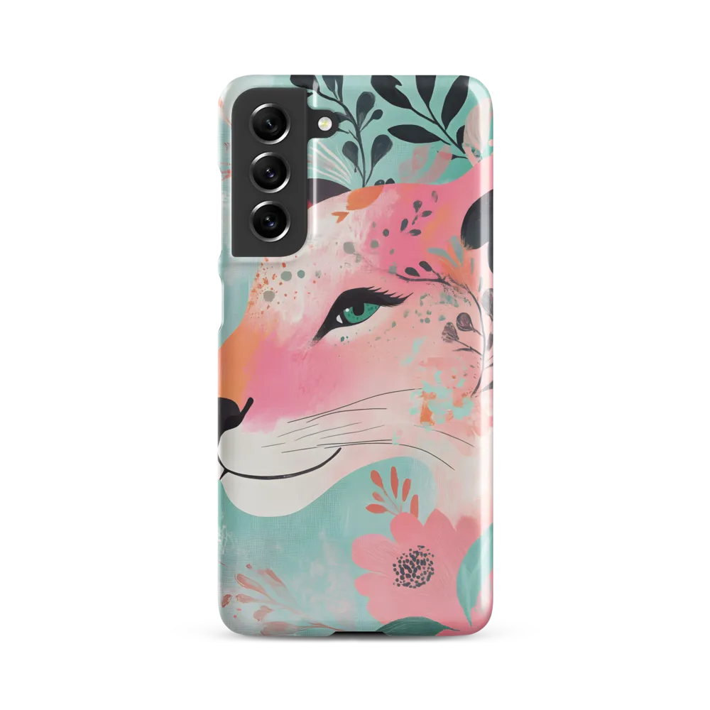 Whimsical Majesty: A Floral Lion