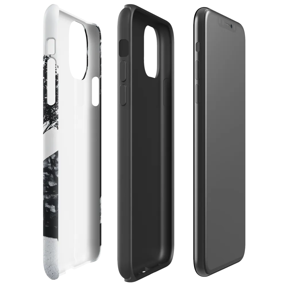 Serenity in Monochrome | Phone Case |  11 Pro Max | Tough Case | Glossy