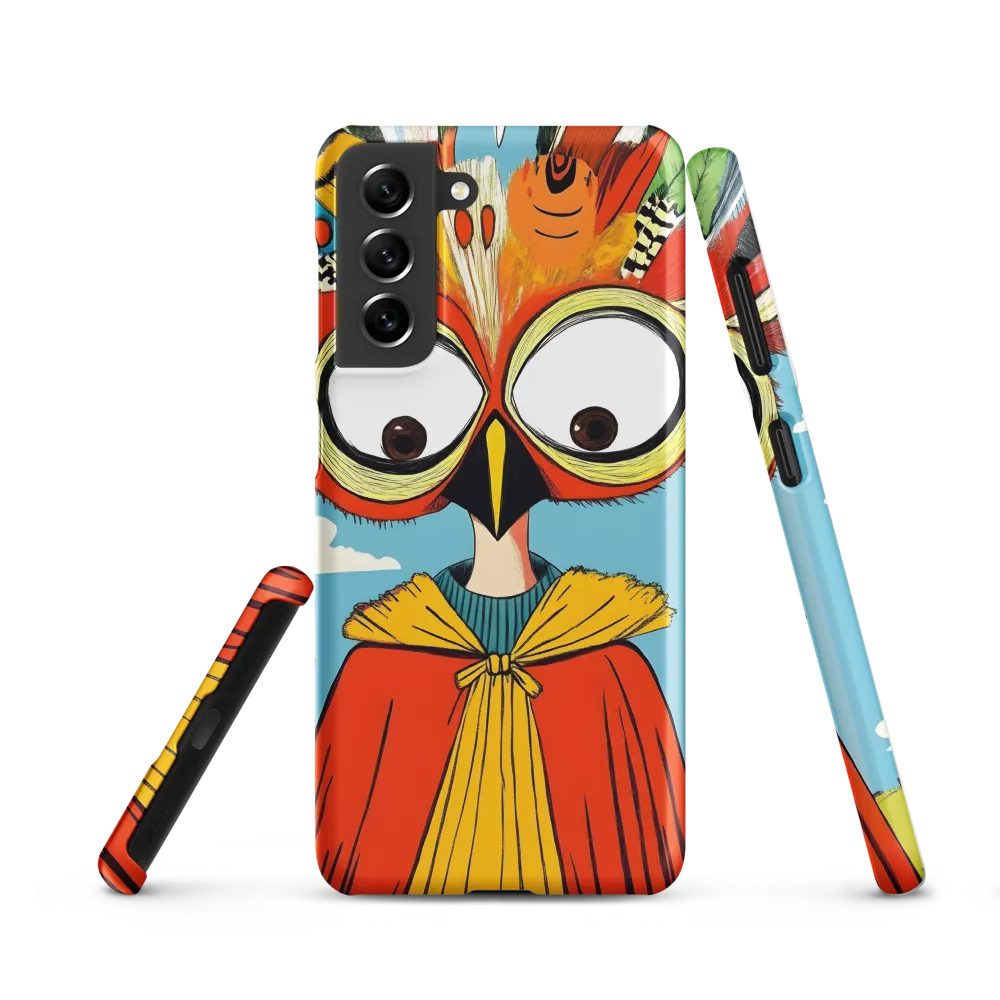 A Whimsical Encounter: The Owl-Human Fusion