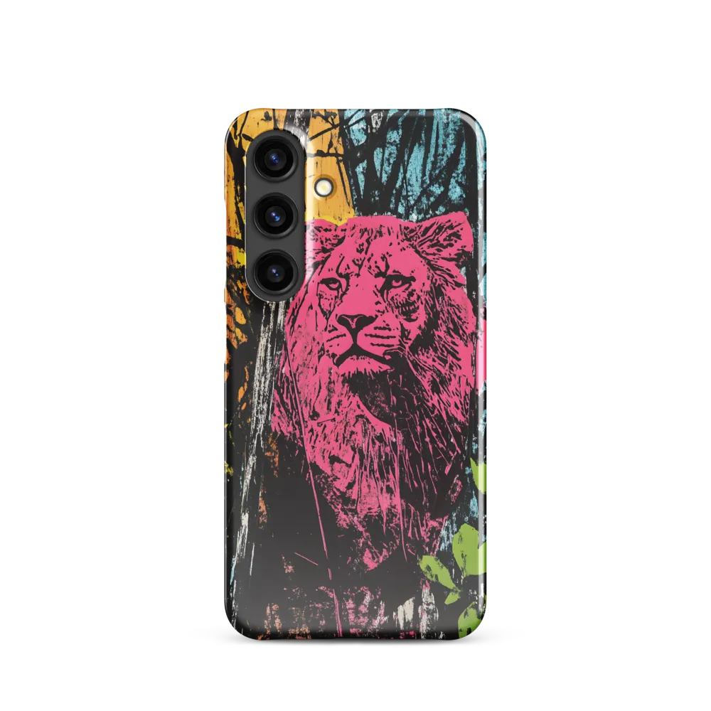Fierce Vibrance: The Pink Lion