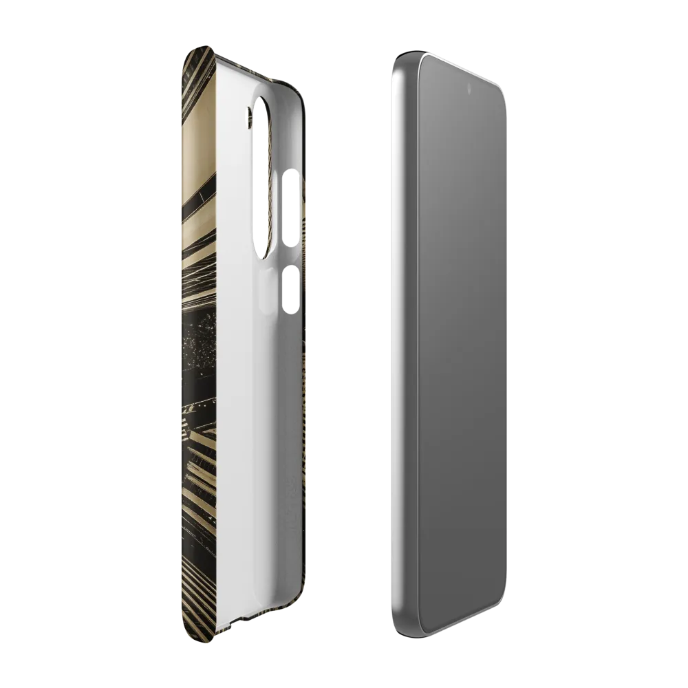 Urban Symphony: Aerial Perspective of City Life | Phone Case |  S23 Plus | Snap Case | Matte