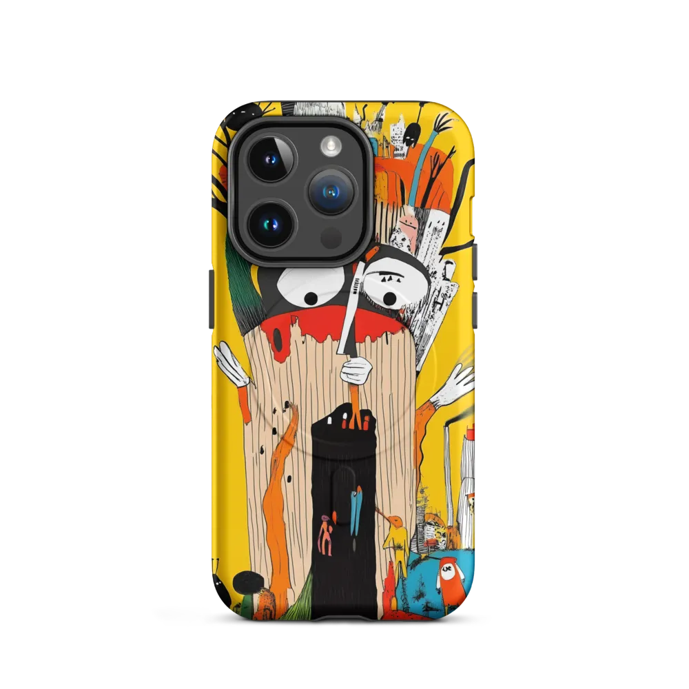 The Whimsical Tree of Imagination | Phone Case |  14 Pro | MagSafe® Tough Case | Matte