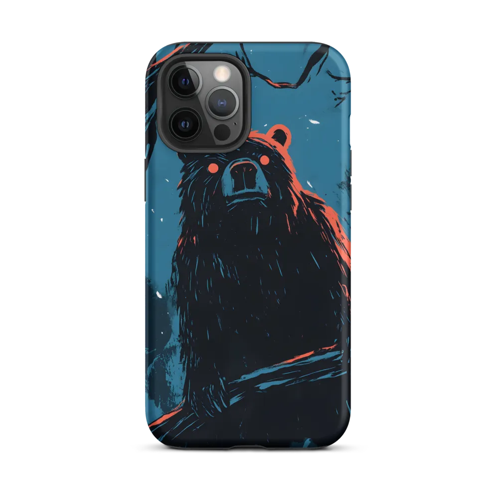 Eerie Majesty: A Bear in the Night
