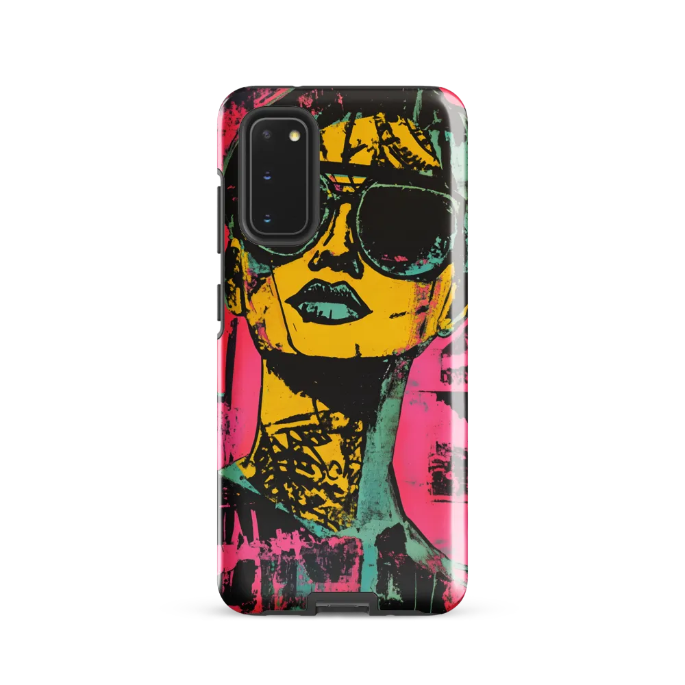 Confident Portrait in Neon Colors