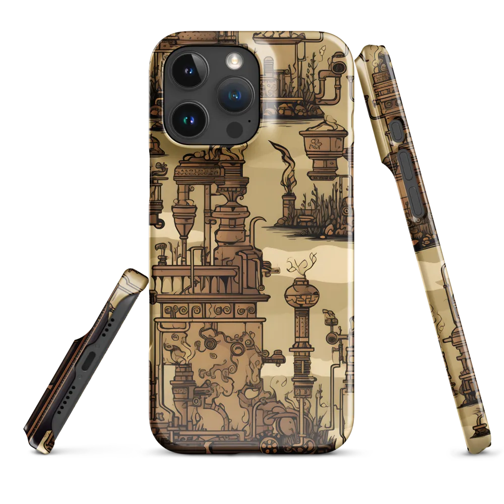 Whimsical Industrial Landscape | Phone Case |  16 Pro Max | Snap Case | Glossy