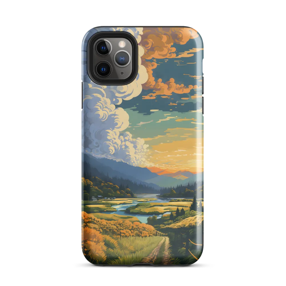 Tranquil Valley at Dusk | Phone Case |  11 Pro Max | Tough Case | Glossy