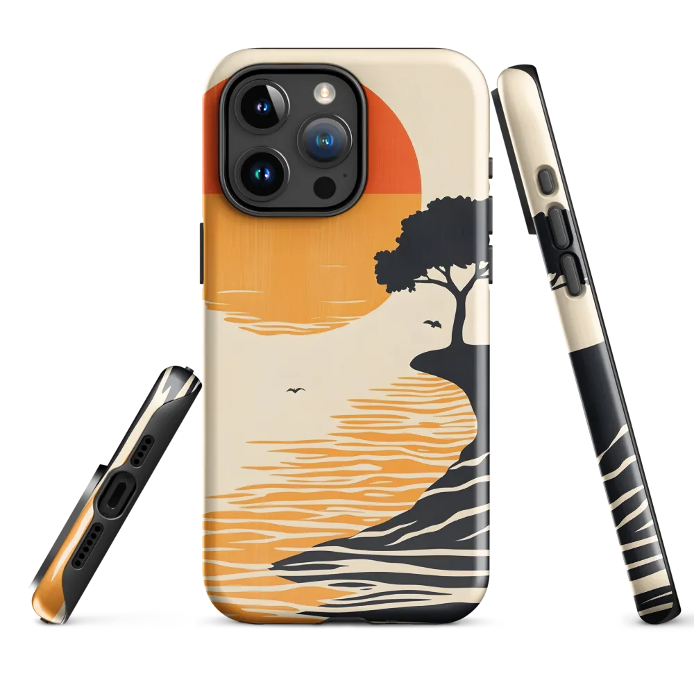 Serene Sunset | Phone Case |  15 Pro Max | Tough Case | Glossy