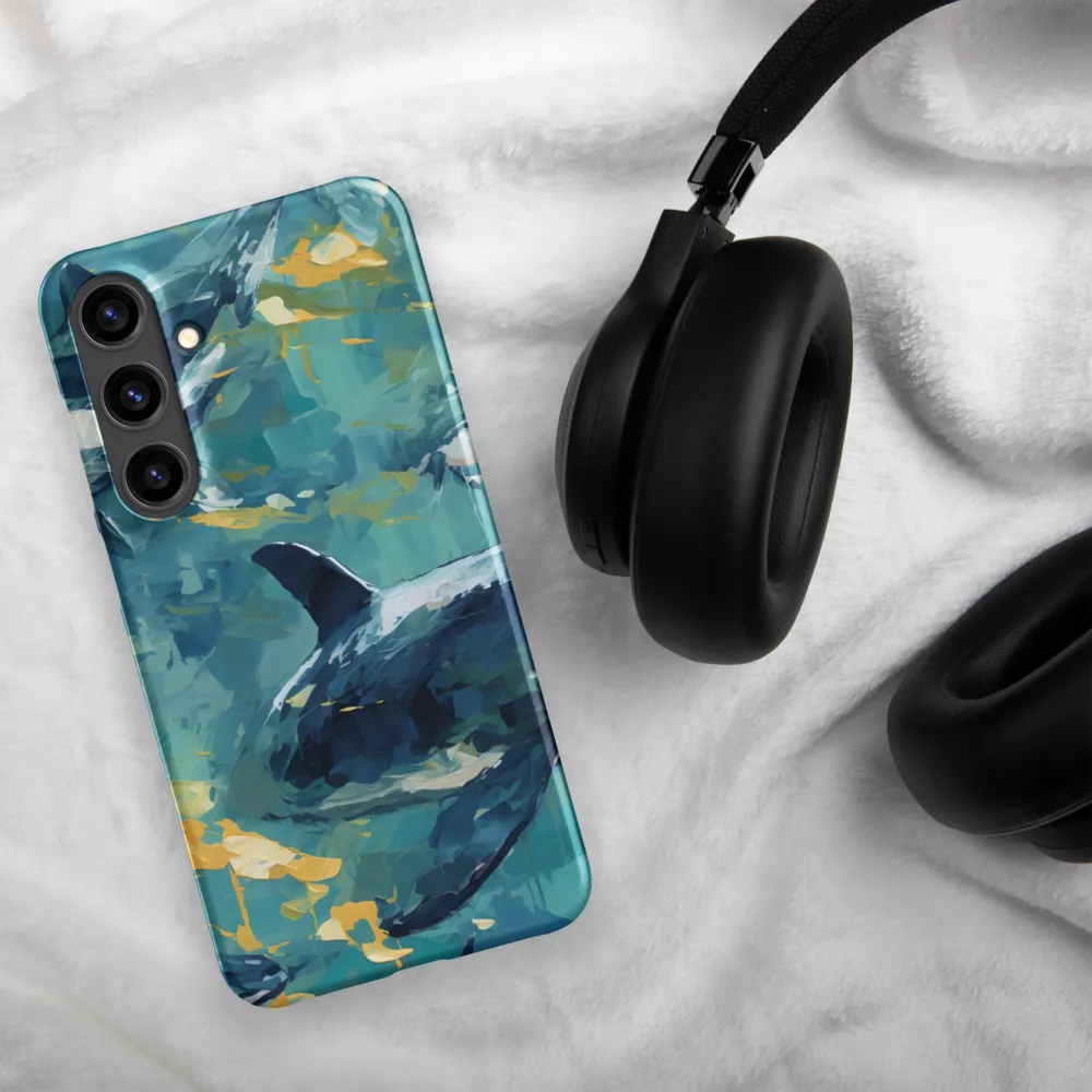 Beneath the Waves: A Symphony of Whales | Phone Case