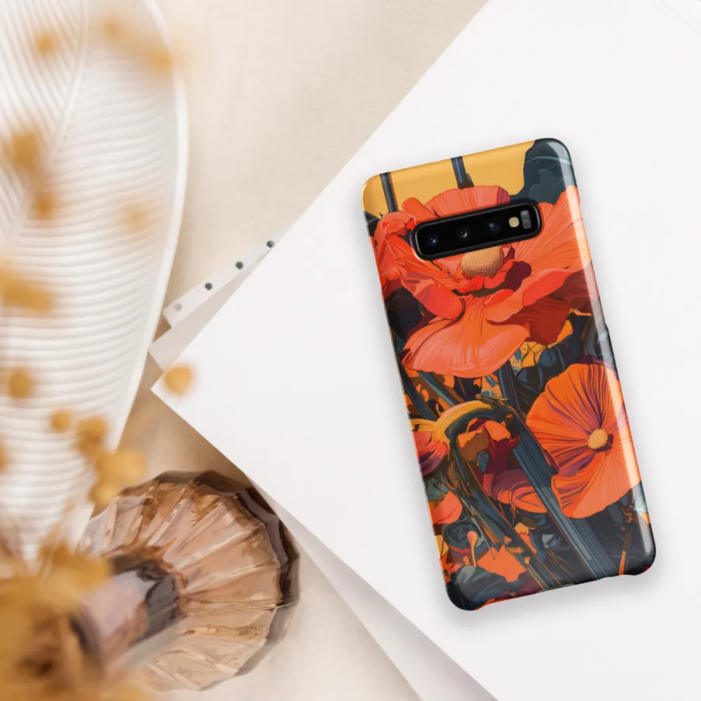 Vibrant Floral Symphony | Phone Case |  S10 Plus | Snap Case | Glossy