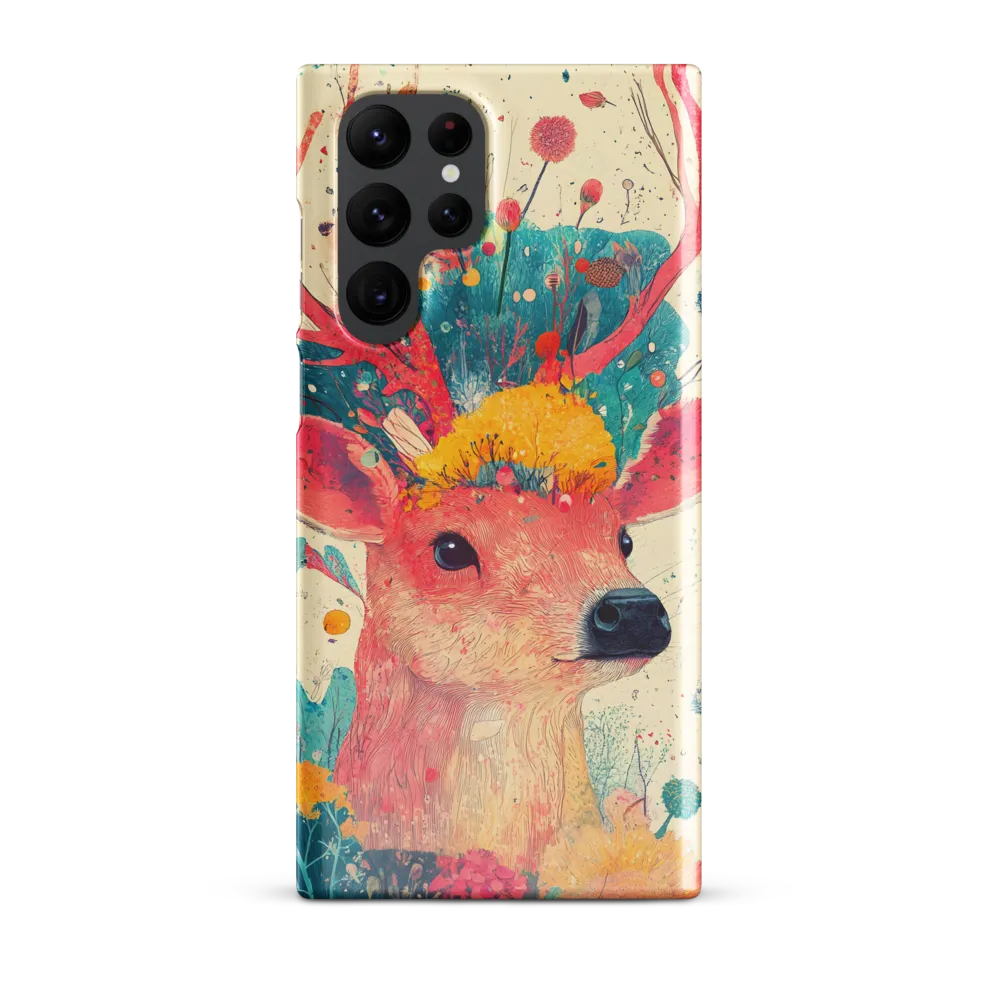 Whimsical Harmony: A Deer in Bloom